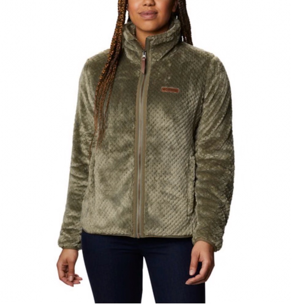 Columbia Women's Plush Olive Teddy Jacket